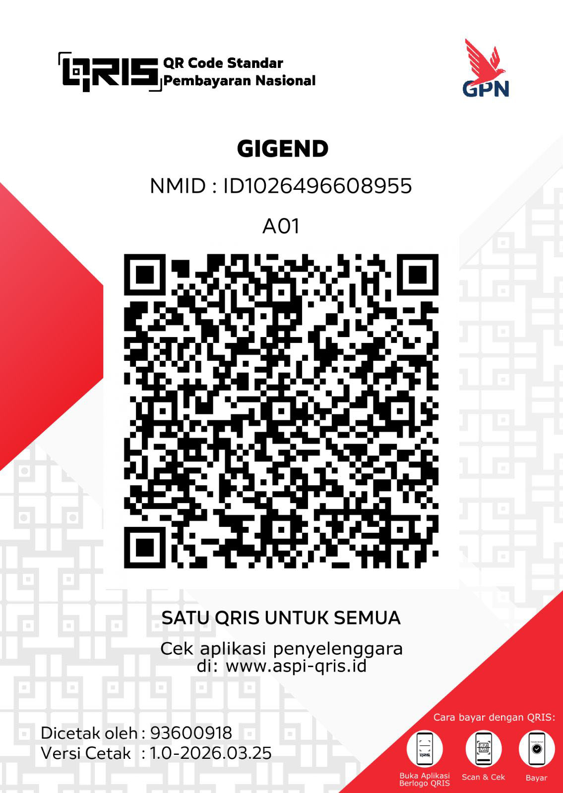 Gigend Workspace QR Code