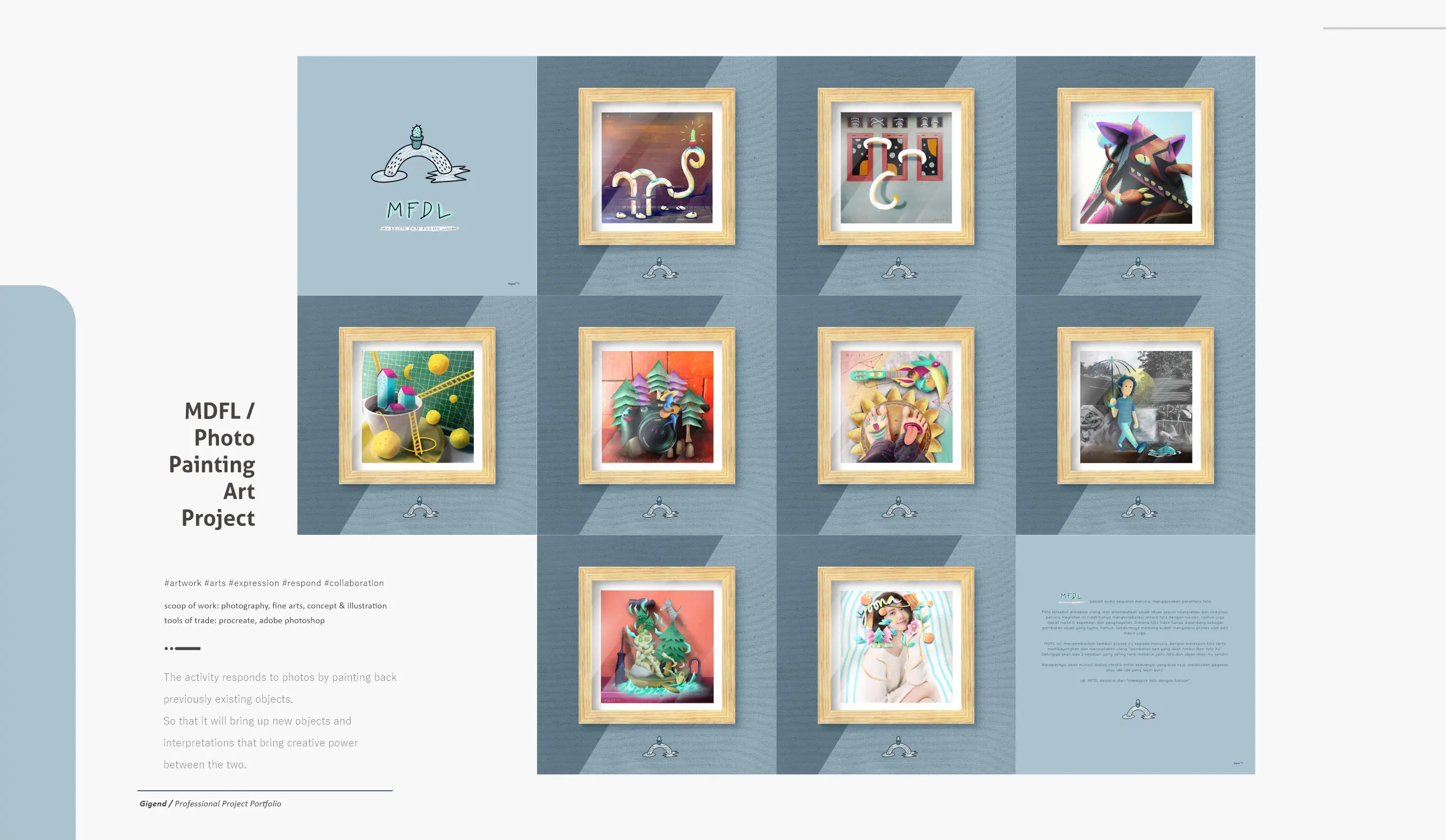 MDFL / Photo Painting Art Project